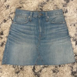 Madewell Light Wash “Rigid Denim - A-Line”